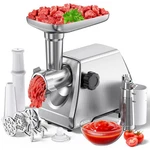 Airmsen Electric Meat Grinder & Tomato Sauce Press Maker With Large, Silver. Fixed Price $114.21.