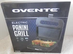 Ovente Small Electric Panini Grill New Box. Fixed Price $23.69.