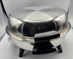 Regal Stainless Steel Society Model 7452 Electric Skillet Frying Pan With Manual. Fixed Price $31.99.