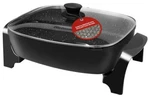 Elite Gourmet 10.5 Quart Electric Skillet Non Stick Deep Dish With Glass Lid. Fixed Price $80.89.