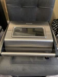 Hamilton Beach Indoor Searing Grill, Removable Non-stick, Stainless Steel. Fixed Price $60.00.
