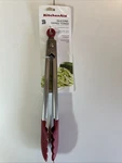 Kitchenaid Hera Silicone Tipped Tongs (empire Red), New. Fixed Price $22.00.