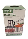 Spztjk Electric Meat Grinder Vegetable Chopper Food Processor 2 Bowls 3-SPEED. Fixed Price $22.95.