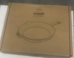 Staub Cast Iron 10-INCH Fry Pan. Fixed Price $189.95.