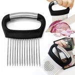 Furneet Onion Slicer With Protective Cover Stainless Steel Cutter For Slicin.... Fixed Price $17.35.