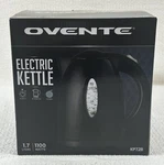 Ovente Electric Kettle 1.7 Liters 1100-WATTS KP72B New In Box. Fixed Price $15.99.