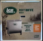 Lem Meat Mixer Manual Hand Crank Stainless Steel #654 Mighty Bite 20 Lb Capacity. Fixed Price $170.00.