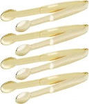 Mini Appetizer 5-3/4 Small Serving Tongs, Set Of Inch, Gold. Fixed Price $14.52.