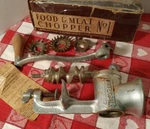 Universal No 1 Food Meat Chopper Grinder Original Box Landers Frary Usa Vintage. Fixed Price $30.00.