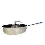 Meyer 'commercialware' Treated Metal Alloy 3 QT/2.8L/10" Skillet/fry Pan W/lid. Fixed Price $24.50.