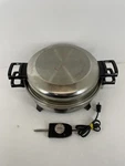 Vtg Regal Ware Kitchen Nutrition Electric Skillet Stainless Steel Usa. Fixed Price $125.99.