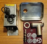 Lem 535 Electric Meat Grinder #8 Head 0.35 Hp W/ Tray Plates. Fixed Price $175.00.