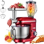 650W 6QT Stand Mixer Blender Meat Grinder Juicer Food Speed Kitchen Red. Fixed Price $109.94.