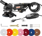 Wet Polisher 800W, 4" Concrete Grinder With 6 Variable Speed And 7 Polishing Kit. Fixed Price $232.39.