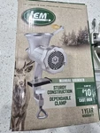 Lem #10 Cast Iron Heavy-duty Clamp-on Manual Hand Grinder. Fixed Price $86.00.