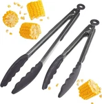 Set Of Silicone Kitchen Tongs 9 Inch 12 Starpack Premium With Steel Core. Fixed Price $25.34.