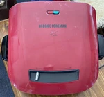 George Foreman 5-SERVING Grill And Panini Press GRP2841R. Fixed Price $23.00.