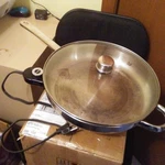 Delfino Toastess Stainless Steel 12" Inch Electric Skillet DLFP-458. Fixed Price $17.24.
