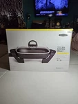 Bella 12" Electric Skillet Non-stick Fully Immersible TSK-2223AG New. Fixed Price $35.99.