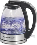 Hamilton Beach 40930 1L Electric Glass Kettle - Black. Fixed Price $22.00.