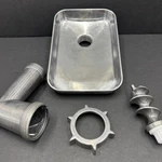 Dac Tech 2HP Meat Grinder EMP2SS - Tray And Auger. Fixed Price $20.00.