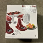 Kitchenaid Stand Mixer Attachment Pack 3 Food Grinder, Citrus Juicer, Tray. Fixed Price $60.00.