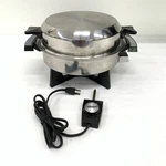 Webalco West Bend Liquid Core Electric Skillet 17209 W/high Dome Server Lid. Fixed Price $69.99.