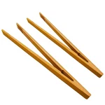 Pieces Natural Bamboo Toast TONGS,10.2 Inches Lo.... Fixed Price $9.31.