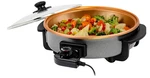 Ovente Electric Skillet & Frying Pan With 12" Nonstick Cooking Surface SK11112CO. Fixed Price $33.85.
