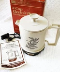 Vtg Sears Counter Craft 5-CUP Electric Hot Pot, Orig Box Cord & Instruct, Works!. Fixed Price $23.99.