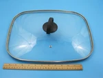 West Bend Immersible Skillet Model 72215 Non-stick Griddle Glass Cover Lid. Fixed Price $8.93.