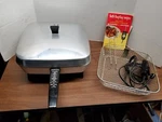 Retro Dominion Electric 11" Frypan Skillet W/ Fryer Basket, Usa Made 1150W. Fixed Price $40.00.