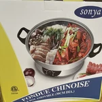 Sonya 5L Electric Dual-sided Shabu & Mongolian Hot Pot Stainless Steel. Fixed Price $80.00.