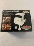 Kitchener 1/4 Hp Electric Meat Grinder #5. Fixed Price $78.58.