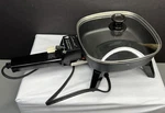 Continental Electric 6" Skillet Non-stick Glass Lid Black Exc. Working Condition. Fixed Price $25.80.