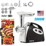 Electric Meat Grinder Mincer Max 2800W For Sausage Making Mincing Black. Fixed Price $39.99.