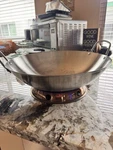 Large Himark Gourmet Kitchen Wok Set. Fixed Price $29.99.