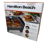 Hamilton Beach Nonstick Square Electric Skillet 38532 Black SK04 Sealed Adj Temp. Fixed Price $44.85.