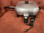 Vintage Sunbeam Automatic Frypan RL-1 Electric Skillet W/lid Temp Control Works. Fixed Price $54.99.