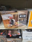 Weston No. 5 Electric Meat Grinder And Sausage Stuffer Tool - White New Box. Fixed Price $69.50.