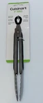 Cuisinart 9" Tongs Stainless Steel Soft Grip Handles Locking Pull Tab Sealed Nw. Fixed Price $18.00.