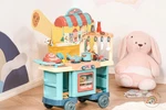 Kids Play Kitchen Set 50PC Food Stand Cashier Register Accessories Ages 3 6. Fixed Price $134.99.