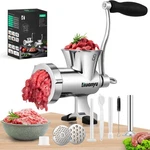 Huanyu Meat Grinder Manual Food Grade 304 Stainless Steel With Sausage Stuff.... Fixed Price $175.21.