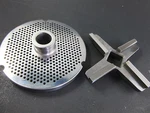 #52 X 1/8" 3.0 Mm Holes Stainless Meat Grinder Plate & Knife Hobart Biro Berkel. Fixed Price $182.45.