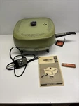 Rare Vtg General Electric Skillet Deluxe Dutch Avocado Green W/tags Box Works. Fixed Price $94.99.