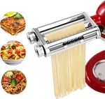 Pasta Maker Attachment For Kitchenaid Stand Mixers, Sturdy 3 1 Set Included. Fixed Price $88.52.