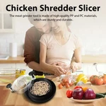 Chicken Shredder Tool Twist Large 10" With Brush Orange Bpa Free Ergonomic - New. Fixed Price $18.29.