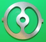 #12 S/s Meat Grinder Sausage Stuffing Kidney Disc Plate. Fixed Price $18.75.