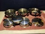 Lot Of 3 Made Usa West Bend Webalco Electric Oil Core Skillet 10 1/2'' #17209. Fixed Price $329.65.