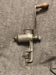 Antique Universal No 00 Meat Grinder W/ Attachments Lf & Britain Connecticut. Fixed Price $23.00.